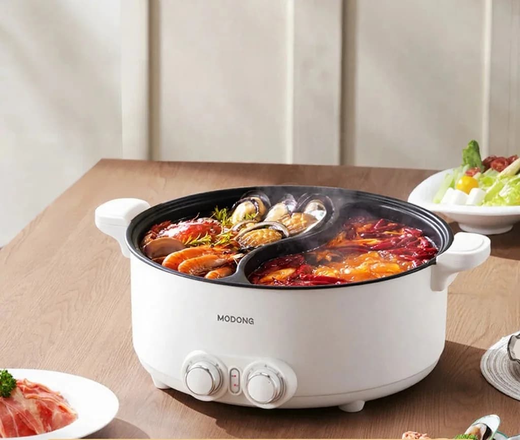 7L Elektro-Hotpot mit zwei Zonen und unabhängiger Temperaturregelung