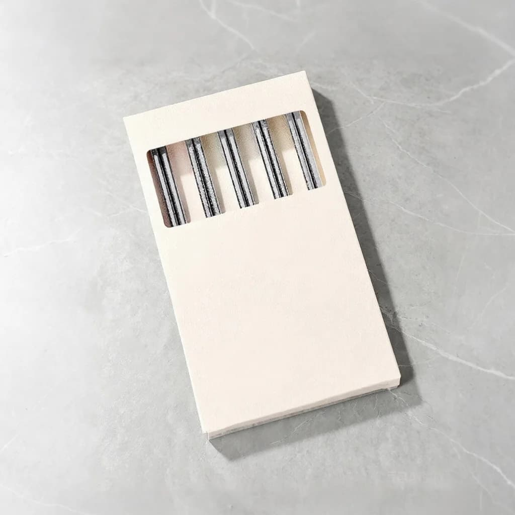 Reines Titan-Essstäbchen-Set für den Hausgebrauch, 5 Paare