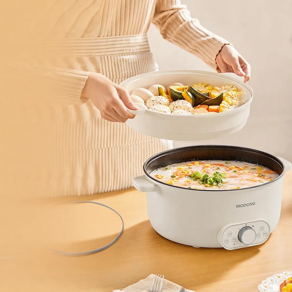 Elektrischer Hot Pot 6L 7L 8L mit Dämpfeinsatz, 220V