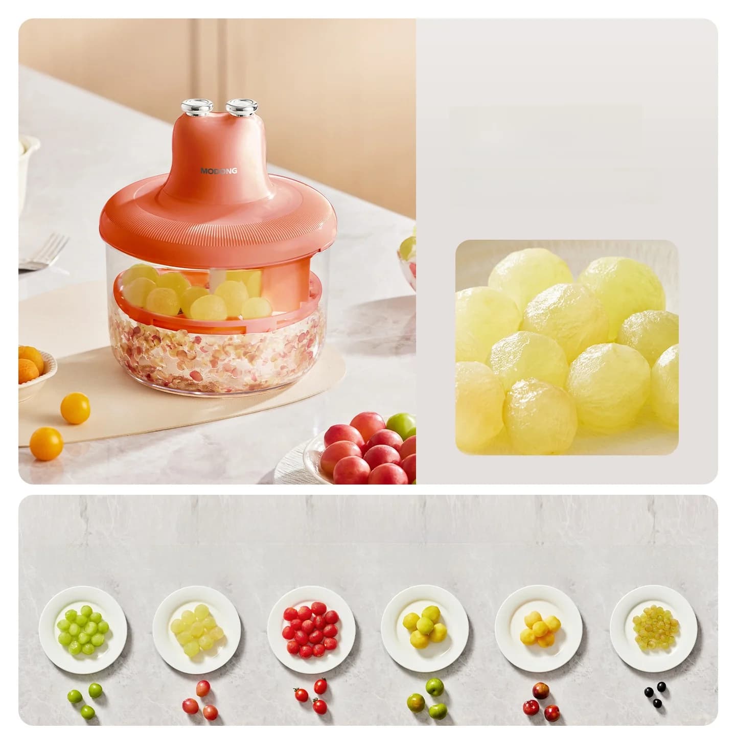 Automatischer Obstschäler und Knoblauchschalenentferner