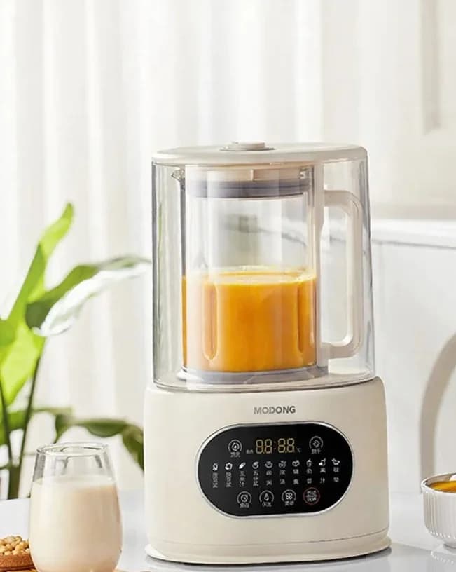Elektrischer Hochgeschwindigkeits-Standmixer und Sojamilchbereiter mit Heizfunktion