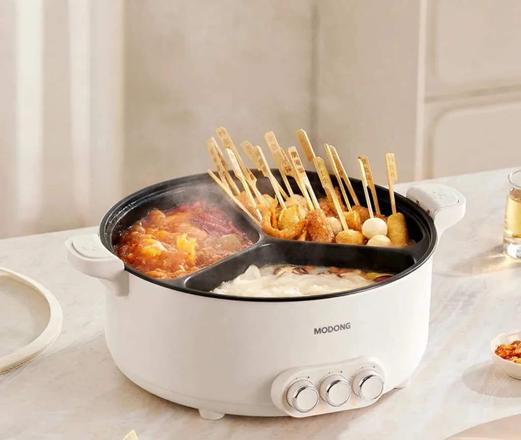 Elektrischer Hot Pot mit Trennwand, 5.6L/8L, 220V