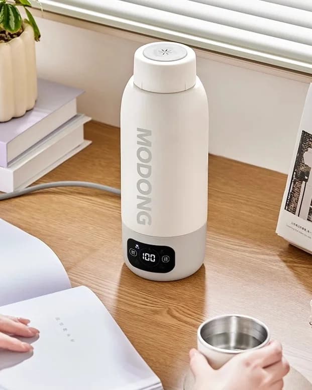 Tragbarer elektrischer Reise-Wasserkocher-Becher 600ml, 316 Stainless Steel Liner