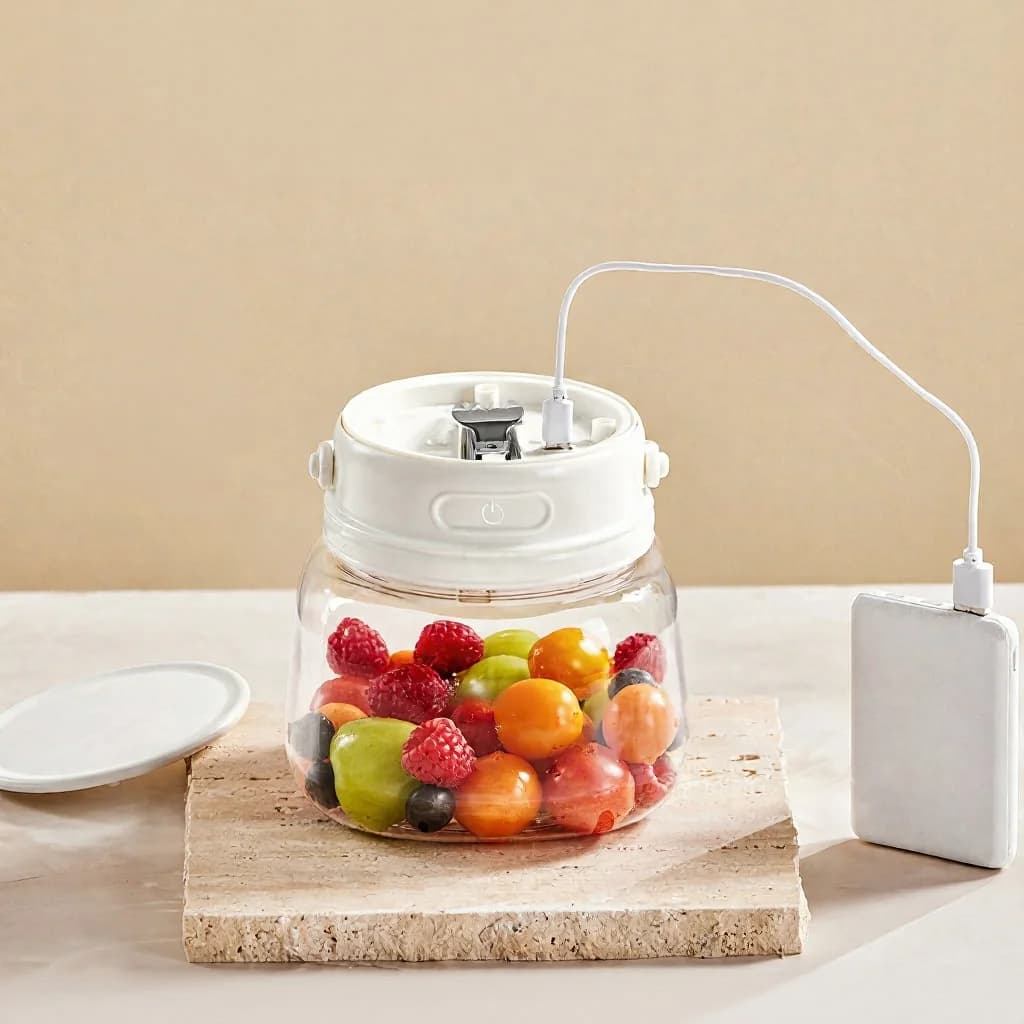Tragbarer Obstwascher mit aktivem Sauerstoff, 3,7V kabellos