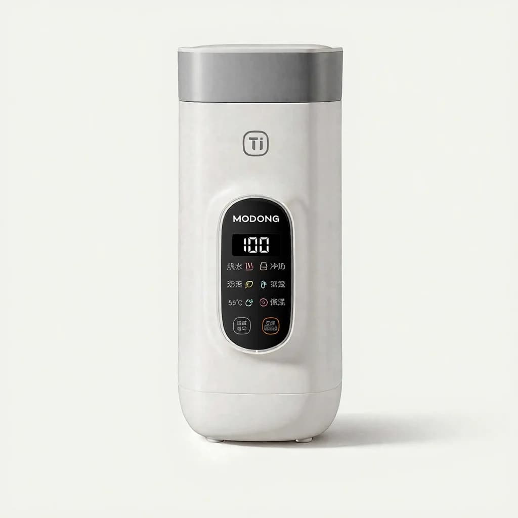 Elektrischer Reise-Wasserkocher aus Titan, 650 ml, 220 V