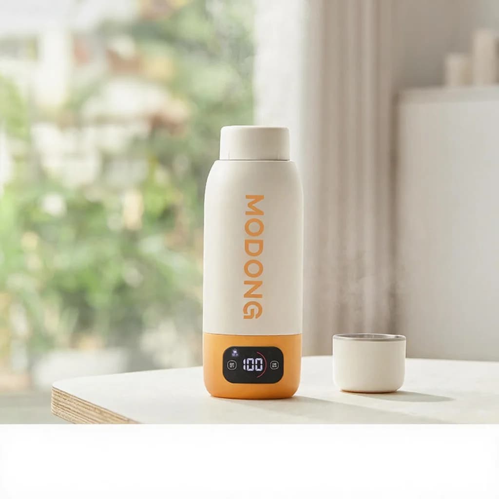 Tragbare elektrische Heiz-Wasser-Tasse 600ml 316 Innenbehälter vakuumisoliert