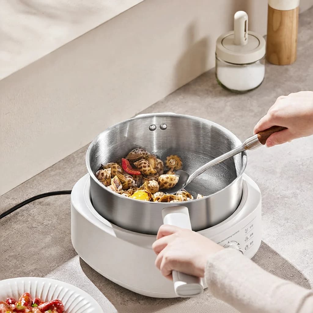 Edelstahl-Elektro-Hotpot mit Dämpfer, 3L, 220V