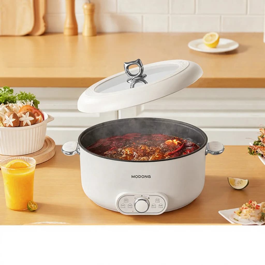Elektrischer Hot Pot 6L 7L 8L mit Dämpfeinsatz, 220V