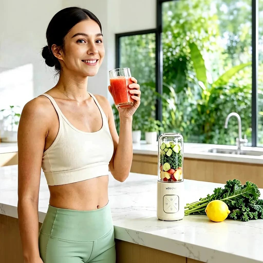 Tragbarer kabelloser Mixer-Becher für Saft und Smoothies