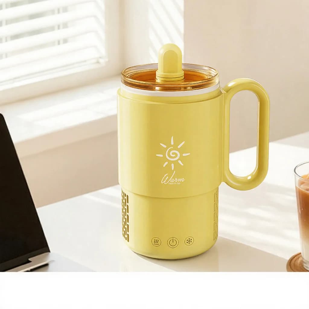 Tragbarer Heiz- und Kühlbecher 450mL 36W Touch-Bedienung