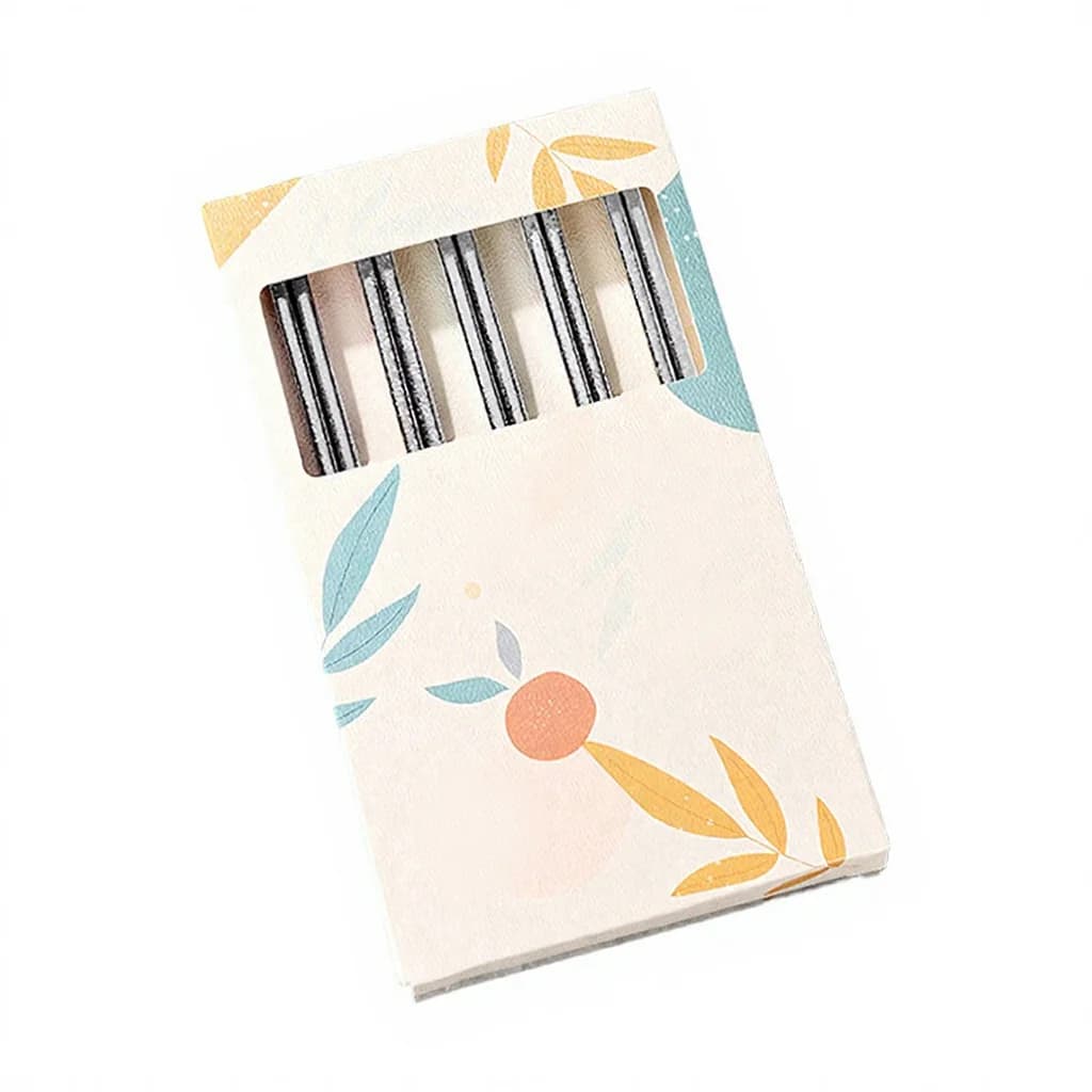Reines Titan-Essstäbchen-Set für den Hausgebrauch, 5 Paare