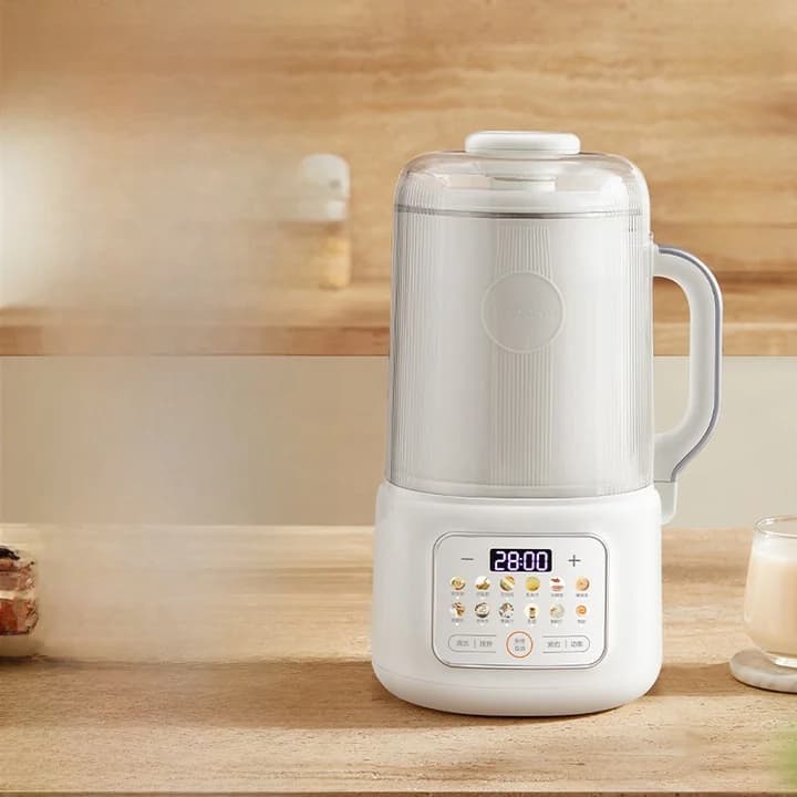 Heizender Mixer mit 1,2L Fassungsvermögen, Touch-Steuerung, Edelstahl