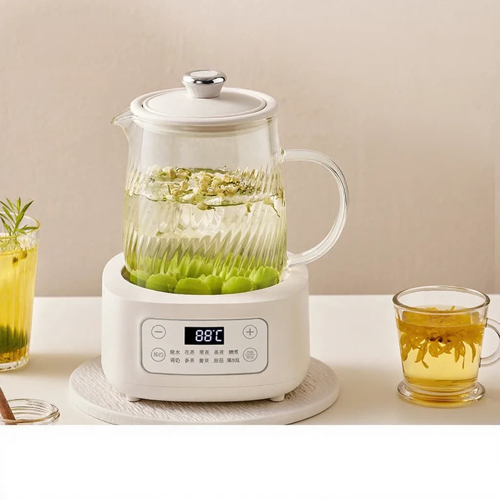 Glas-Elektro-Health-Pot 1-1.5L Touch-Bedienung für Tee