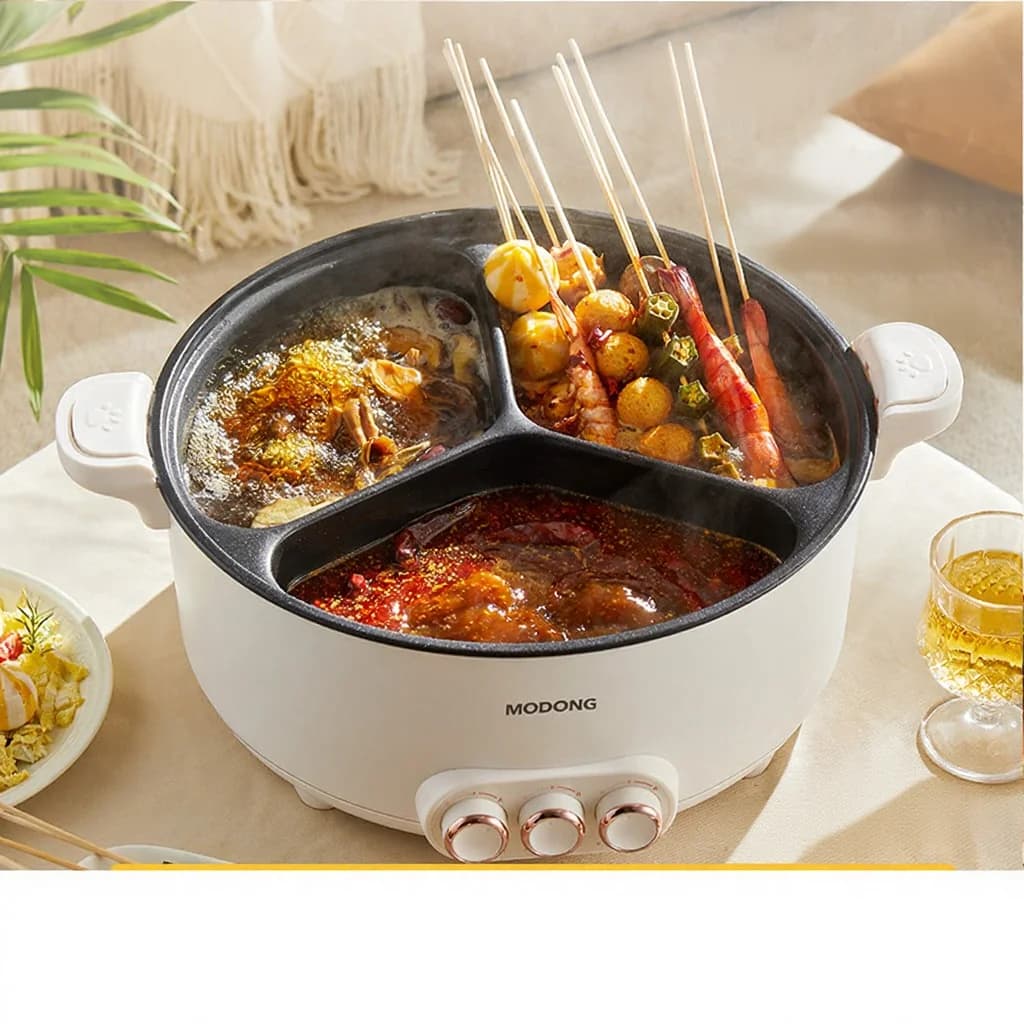 Elektrischer Hotpot mit Trennwand 6L-8L, 220V, 5-6 Personen