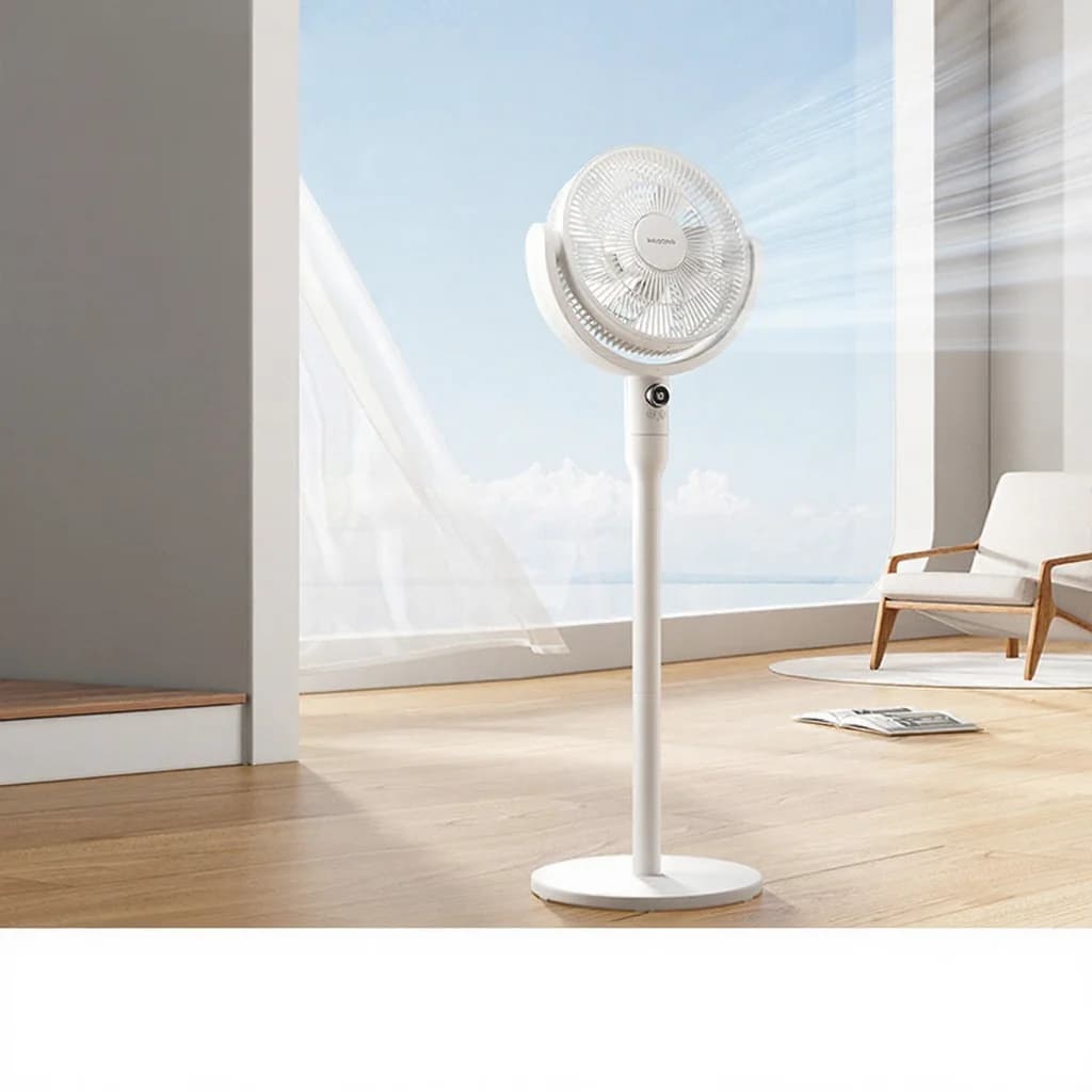 Tisch-Luftzirkulationsventilator mit Sprachsteuerung und Oszillation