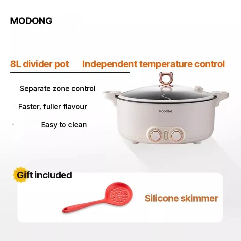 Elektrischer Hot Pot mit Trennfach 6L-8L, 220V, 5-6 Personen