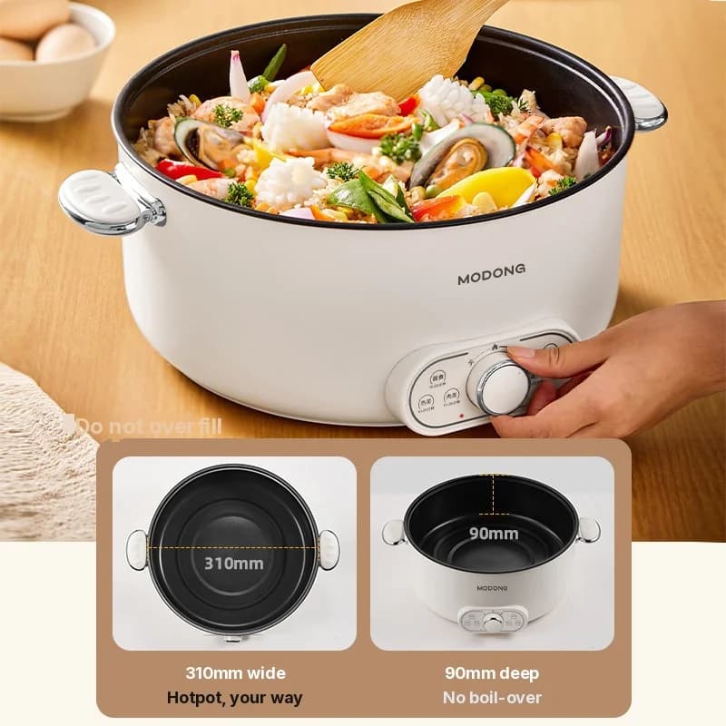 Elektrischer Hot Pot 6L 7L 8L mit Dampfgarer, 220V