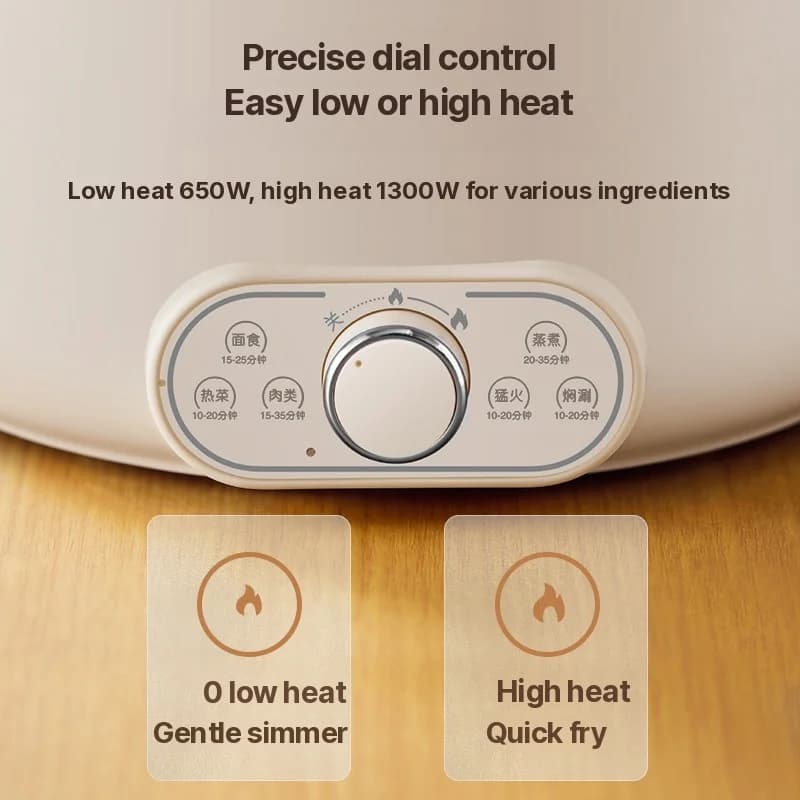 Elektrischer Hot Pot 6L 7L 8L mit Dampfgarer, 220V