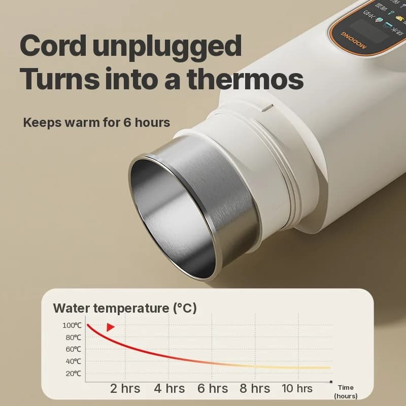 Tragbarer elektrischer Wärmebecher mit Warmhaltefunktion