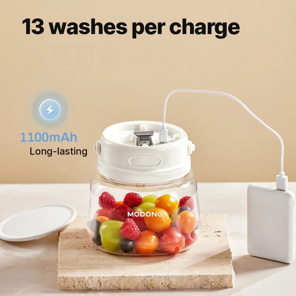 Tragbarer Lebensmittelwascher für Obst und Gemüse, 4W