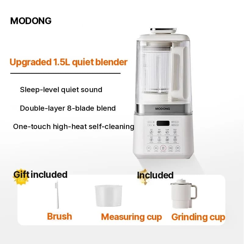 Heizender Mixer mit zwei Bechern und automatischer Warmhaltefunktion