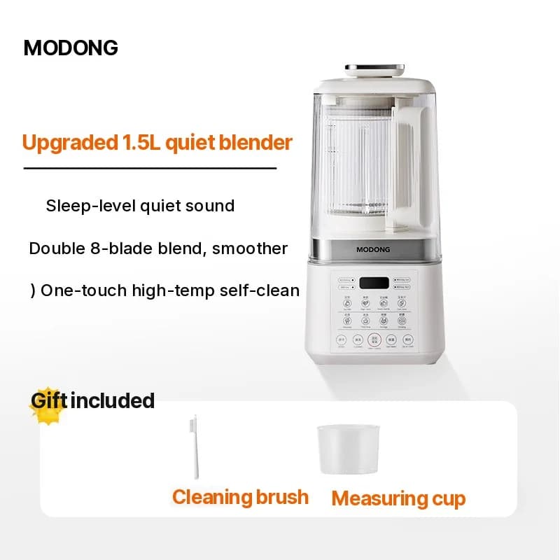 Heizender Mixer mit zwei Bechern und automatischer Warmhaltefunktion