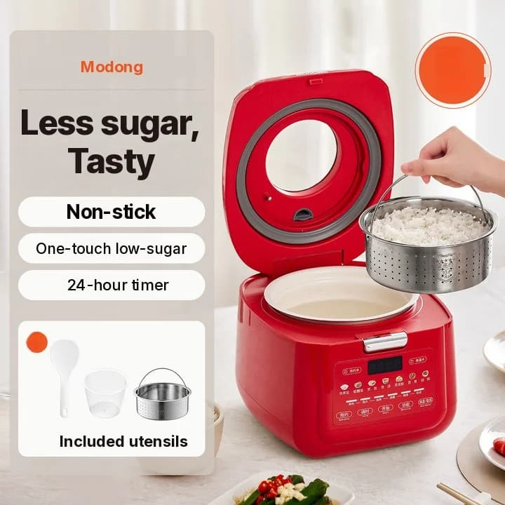 3L Smart-Reiskocher mit keramikglasierter Innenschale und Timer