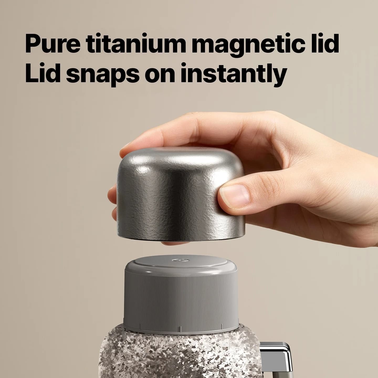 Titanium-Elektro-Heizwasserbecher 1L für Auto und Zuhause