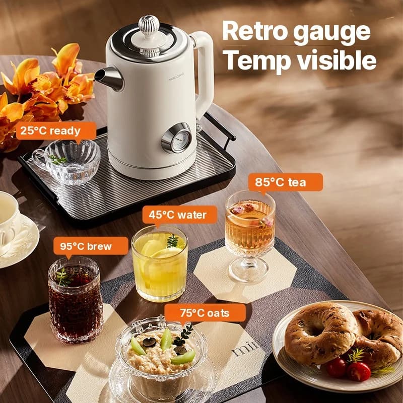 Wasserkocher mit Abschaltautomatik und Warmhaltefunktion 1,8L
