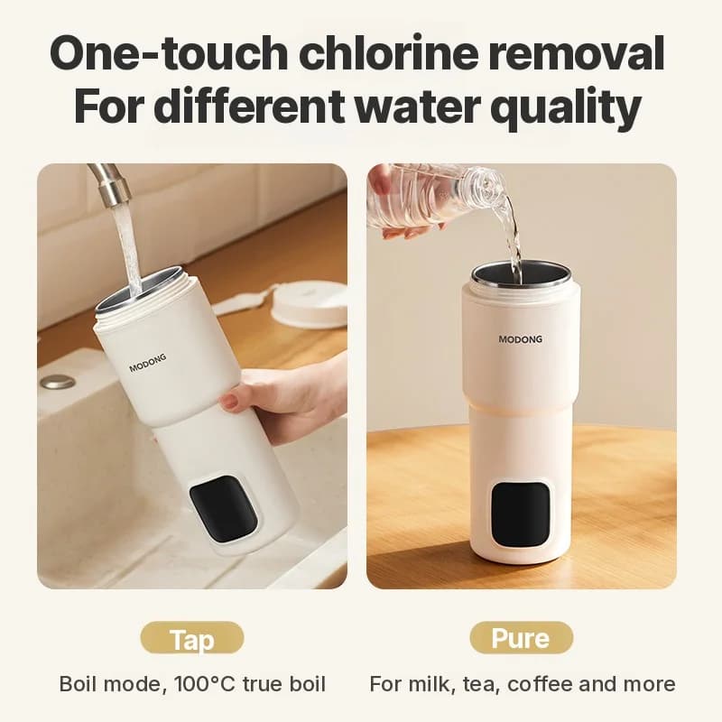 Elektrischer Wasserkocher mit Abschaltautomatik und Warmhaltefunktion