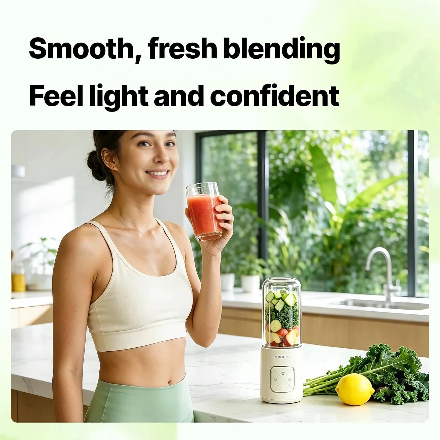 Tragbarer kabelloser Mixerbecher für Saft und Smoothies