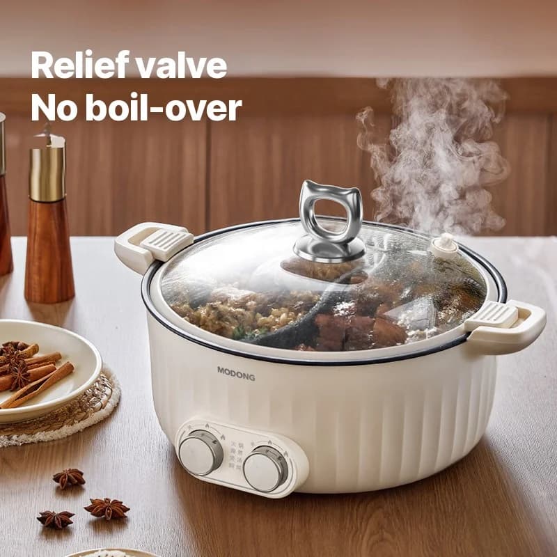 7L Elektro-Hotpot mit zwei Zonen und unabhängiger Temperaturregelung