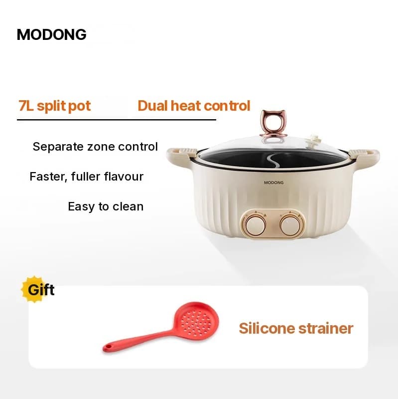 Elektrischer Hot Pot mit Trennfach 6L-8L, 220V, 5-6 Personen