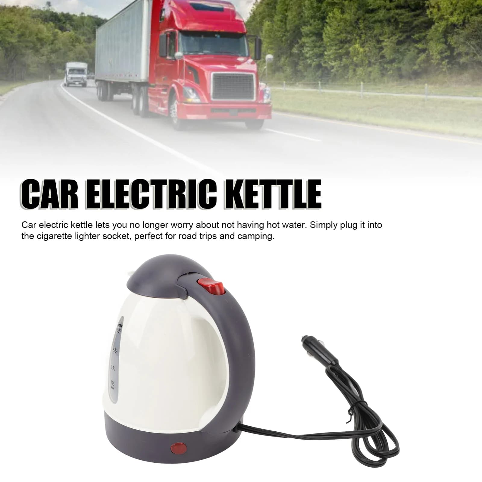 1L 12V/24V Auto-Wasserkocher