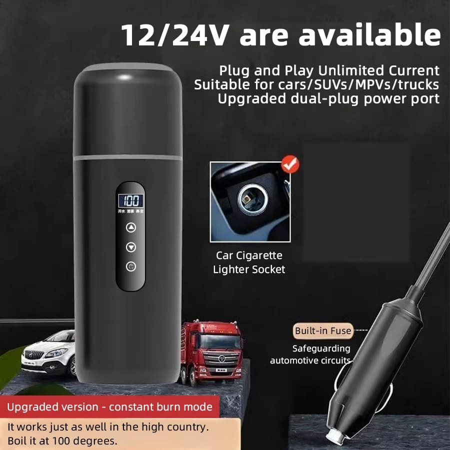 500ml Smart Touchscreen Auto-Heizbecher