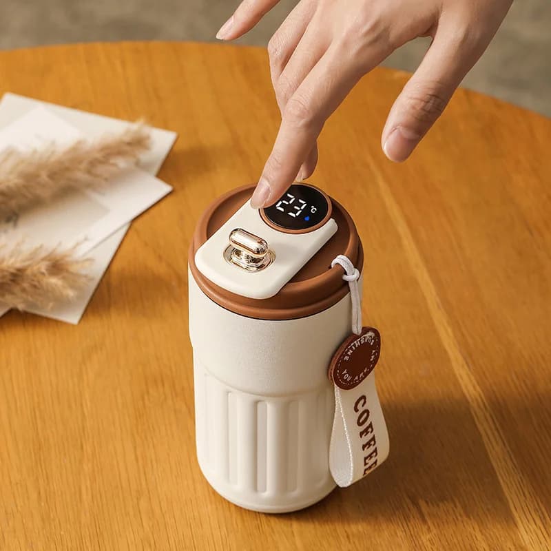 450ml Thermobecher mit Temperaturanzeige