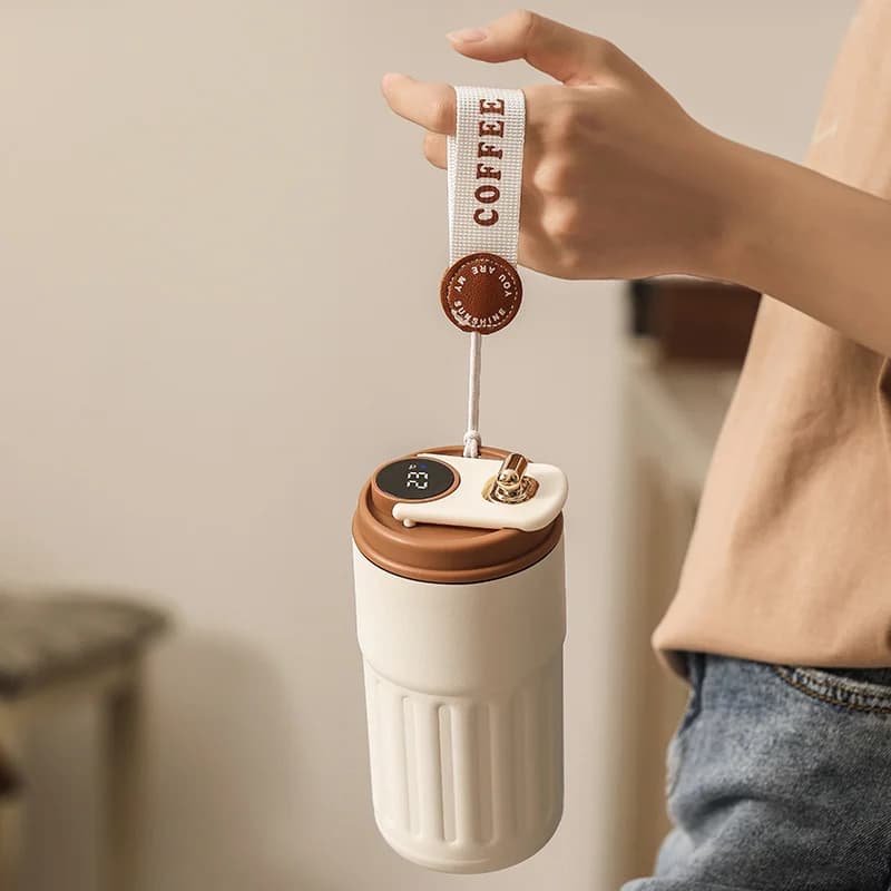 450ml Thermobecher mit Temperaturanzeige