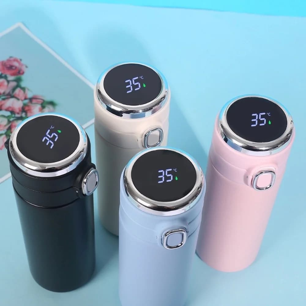 400ml Thermoskanne mit Temperaturanzeige