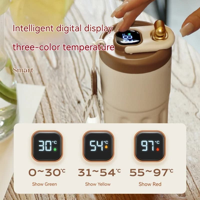 450ml Thermosflasche mit Temperaturanzeige