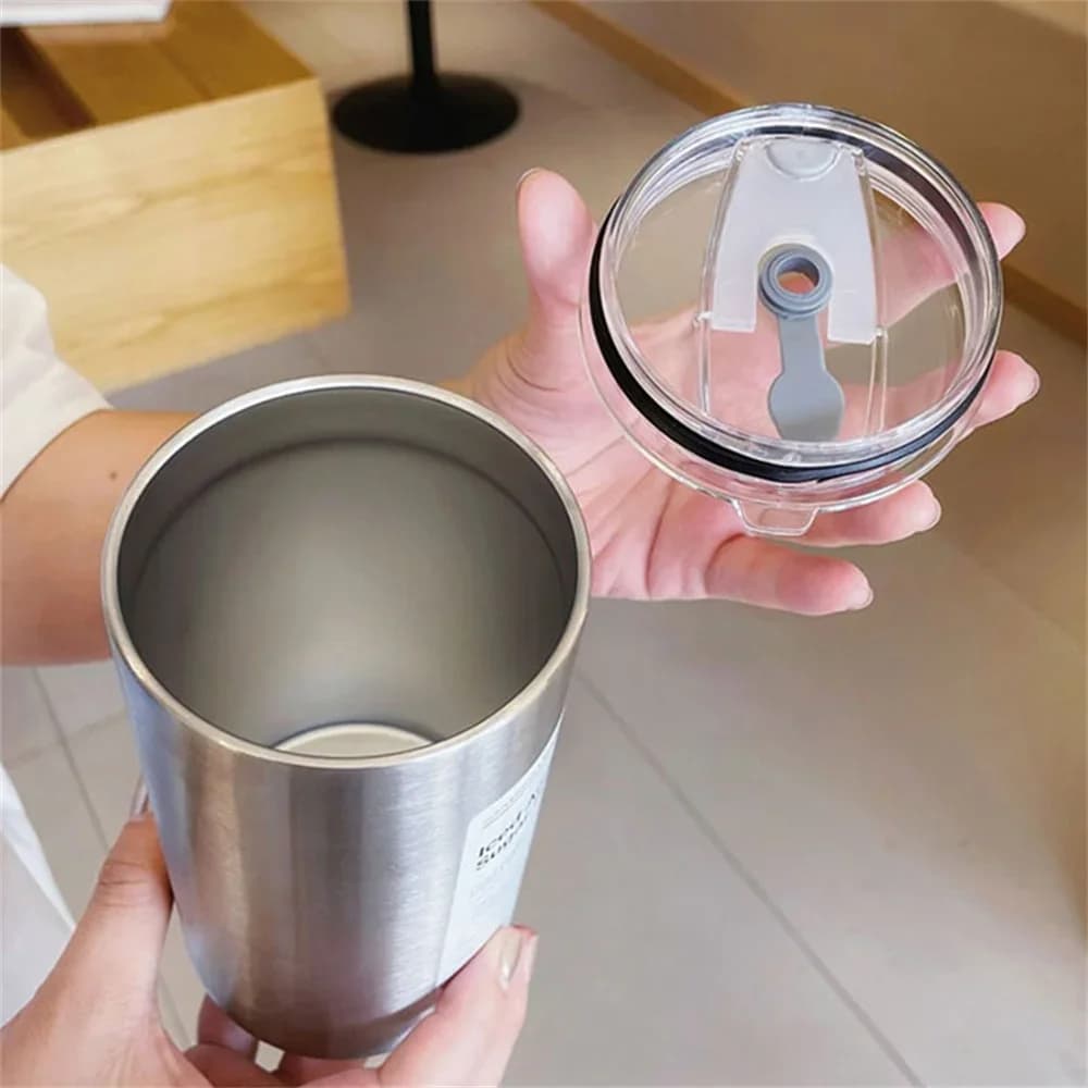 600ml Strohhalm-Thermosbecher